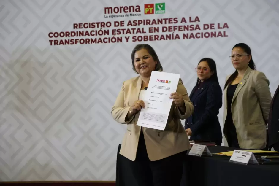 Se registra Eva Moreno como aspirante a dirigir la Cuarta Transformación en Baja California