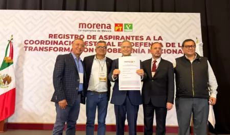 Castro Trenti se registra como aspirante a la coordinaci�n estatal de Morena en