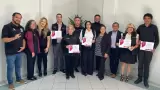 Entrega de constancias de Lengua de Se�as Mexicana a personal del Centro de Conc