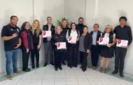 Entrega DIF Ensenada constancias de Lengua de Se�as Mexicana a personal del Centro de Conciliaci�n Laboral