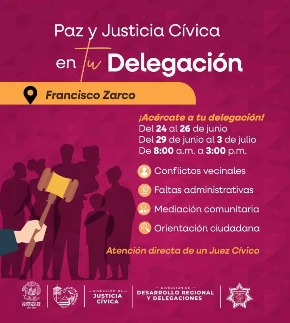 Jornada "Paz y Justicia C�vica en tu Delegaci�n" en Francisco Zarco