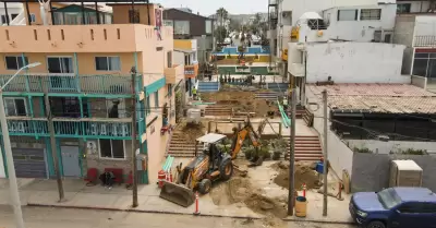 Obras de rehabilitaci�n sanitaria en Playas de Tijuana