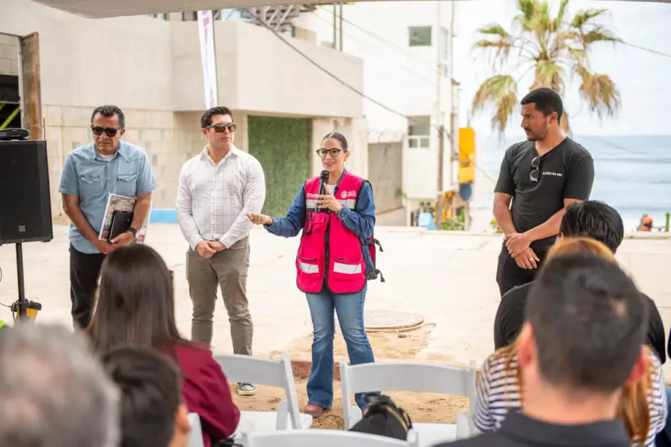 Obras de rehabilitación sanitaria en Playas de Tijuana