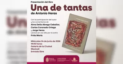 Presentar� Antonio Heras su novela "Una de tantas" en la Galer�a de la Ciudad