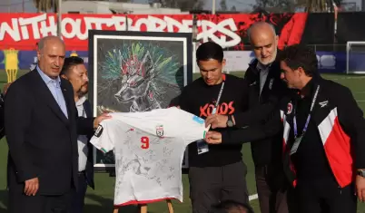 Ir�n cierra preparaci�n en Tijuana rumbo a su duelo contra Egipto entre homenaje