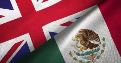 Bandera de Reino Unido y M�xico