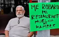 Inicia huelga de hambre para exigir la recuperaci�n de sus restaurantes, de los que fue despojado hace tres a�os