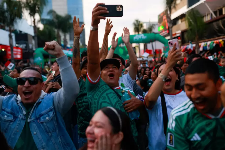 Baja California celebra triunfo de M�xico ante Chequia en el Baja Fut Fest