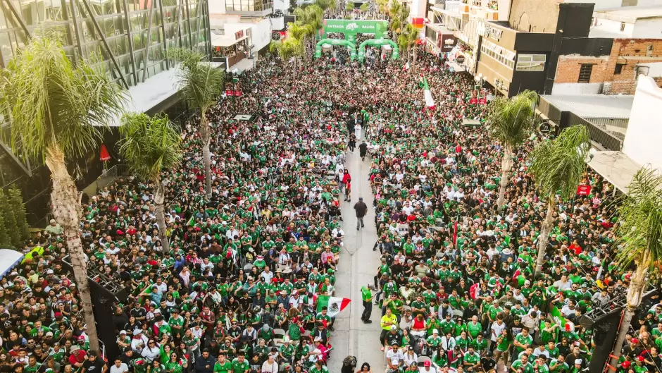 Baja California celebra triunfo de M�xico ante Chequia en el Baja Fut Fest