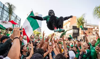 Baja California celebra triunfo de M�xico ante Chequia en el Baja Fut Fest