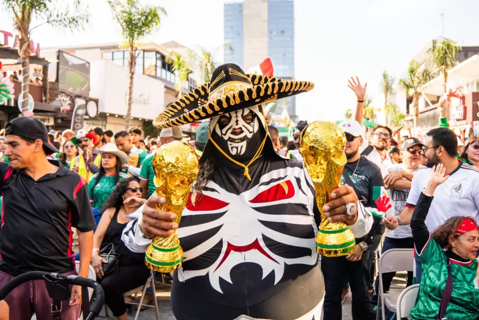 Baja California celebra triunfo de M�xico ante Chequia en el Baja Fut Fest