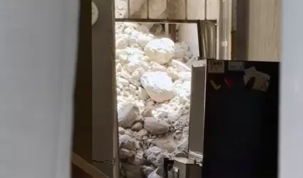 Deslizamiento en ladera de Paseos del Vergel