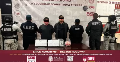 FESC incauta m�s de un kilo de narc�ticos y un arma; hay dos detenidos
