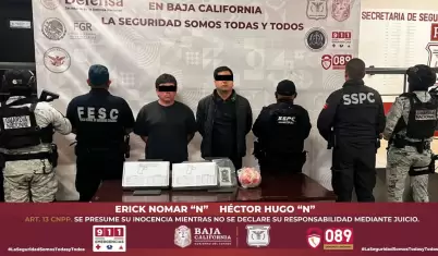 FESC incauta m�s de un kilo de narc�ticos y un arma; hay dos detenidos