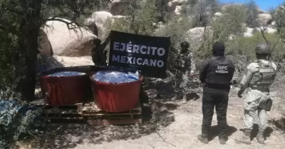 Desmantela Ej�rcito Mexicano mega laboratorio de drogas sint�ticas en Ensenada