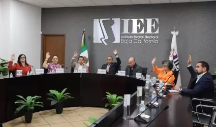 Realiza IEEBC sesi�n de Consejo General