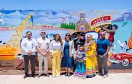 Inauguran Claudia Agat�n y Andrea Sorce el Mural Conmemorativo Vallejo-Ensenada 2026