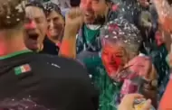 VIDEO �Euforia mundialista! Adulta mayor besa a turistas alemanes