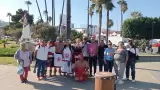 Monumento a Cuauht�moc en Plaza C�vica de la Patria