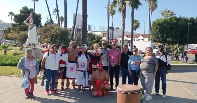 Monumento a Cuauht�moc en Plaza C�vica de la Patria