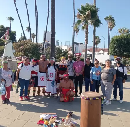 Monumento a Cuauht�moc en Plaza C�vica de la Patria