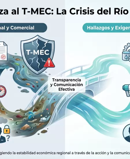 Contaminaci�n del R�o Tijuana amenaza acuerdos del T-MEC
