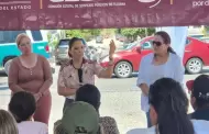 Acude M�nica Vega con residentes del fraccionamiento Los Altos