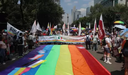 Marcha del Orgullo LGBTTTIQ+ en la Ciudad de M�xico.