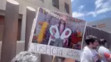 Exigen justicia familiares de ni�a y abuela atropelladas por conductora ebria
