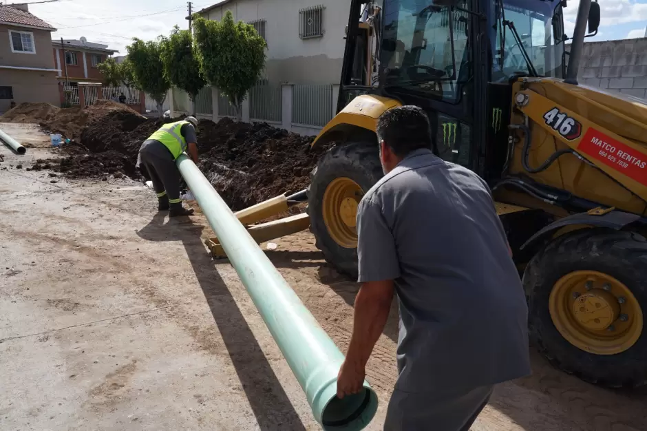 CESPT renueva m�s de mil 300 metros de red sanitaria en la colonia Mur�a