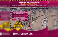 CESPM realizar� tres jornadas nocturnas de trabajos en Blvd. Carranza para instalar nueva l�nea de agua potable