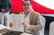 Firma Abdiel Guti�rrez Coronado Acuerdo de Implementaci�n de la Autorizaci�n Estatal y Municipal de Proyectos de Inversi�n en Baja California