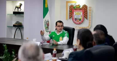 Se re�ne Abdiel Guti�rrez Coronado con integrantes de Coparmex Tijuana