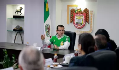 Se re�ne Abdiel Guti�rrez Coronado con integrantes de Coparmex Tijuana