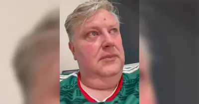 Ingl�s que apoy� a M�xico rompe en llanto tras la derrota ante Inglaterra