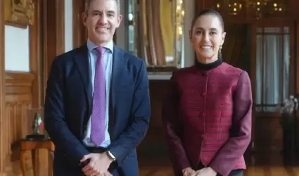 Sheinbaum recibi� al fundador de Nu