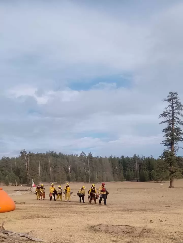 Monitoreo del incendio forestal en el Parque Nacional Sierra San Pedro Mártir