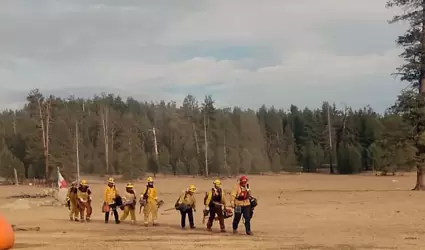 Monitoreo del incendio forestal en el Parque Nacional Sierra San Pedro M�rtir