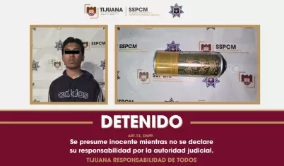 Detienen a joven por presuntos da�os a comercio con grafiti en la Zona Centro de
