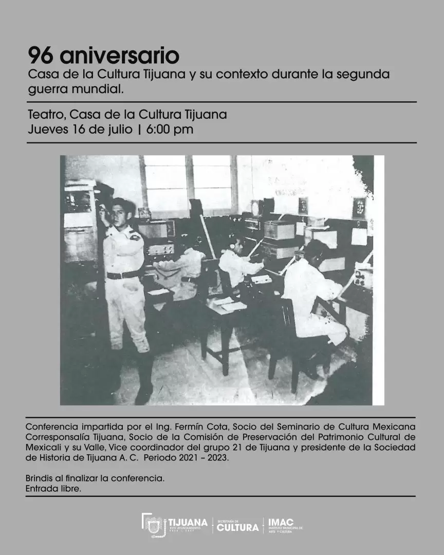Programa cultural por el 137 aniversario de la fundación de Tijuana