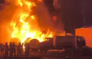 Explotan cuatro pipas con di�sel en El Salto, Jalisco