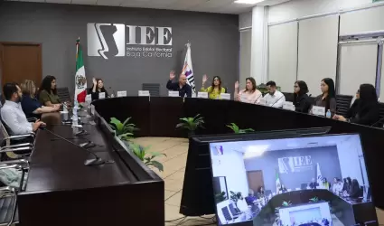 Celebra Junta General Ejecutiva del IEEBC su S�ptima Sesi�n Ordinaria