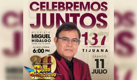 Alistan festejo por el 137 aniversario de Tijuana con concierto gratuito de Rayi