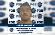 M�s de siete a�os de prisi�n por robo de veh�culo ejecutado con violencia y lesiones calificadas