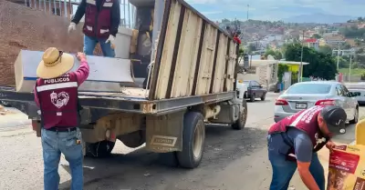 Gobierno de Claudia Agat�n recolecta m�s de 20 toneladas de basura en Villas del