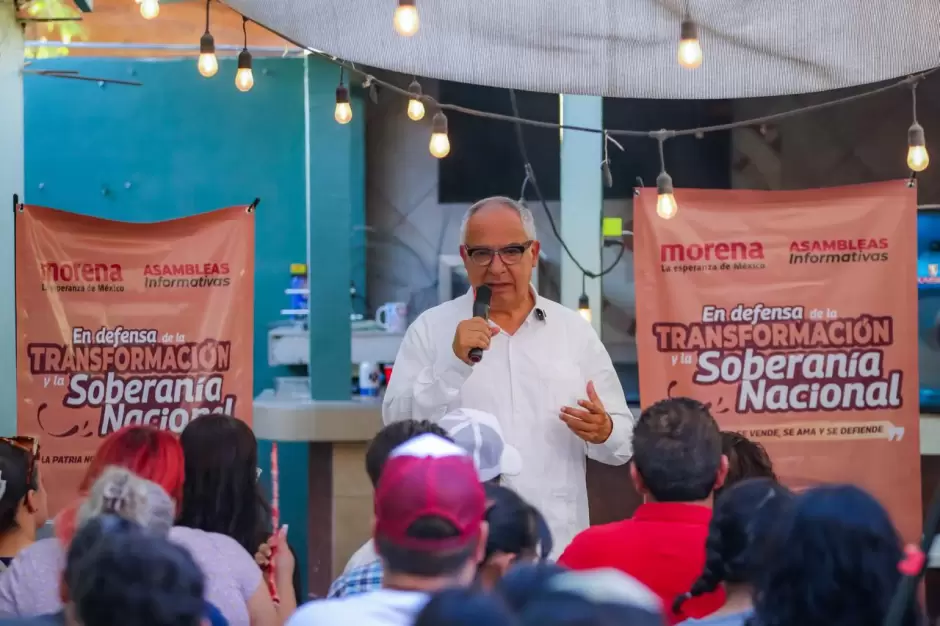 Encabeza Alfredo Álvarez diálogo militancia morenista en Mexicali
