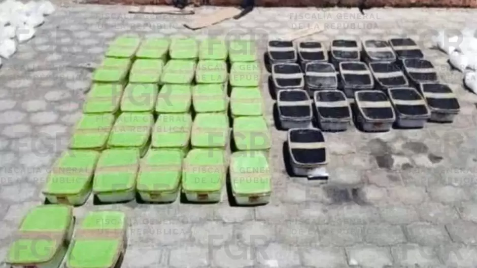 Cuatro hombres son vinculados a proceso por transportar casi una tonelada de metanfetamina en Tecate