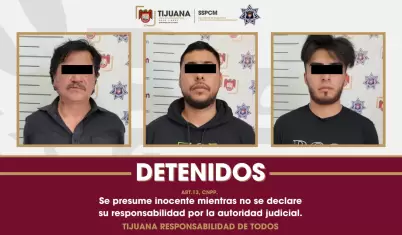Detienen a presunto agresor sexual y a dos hombres por lesiones en Tijuana