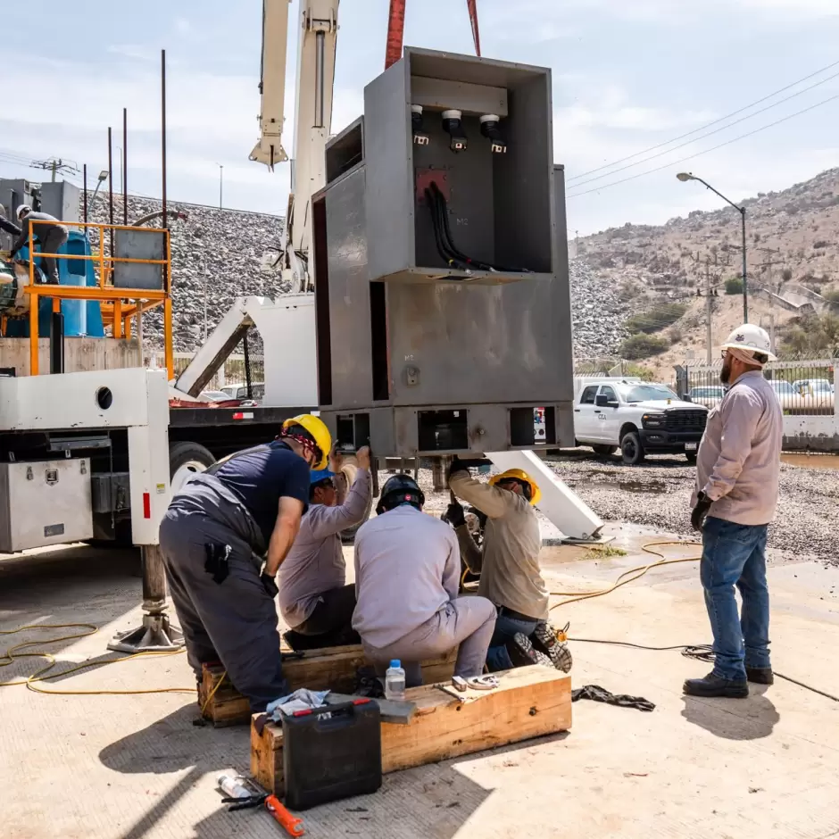 Concluye la reparaci�n del Booster El Carrizo; avanza el restablecimiento gradual del suministro de agua