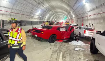 Carambola sobre el Viaducto Elevado de Tijuana
